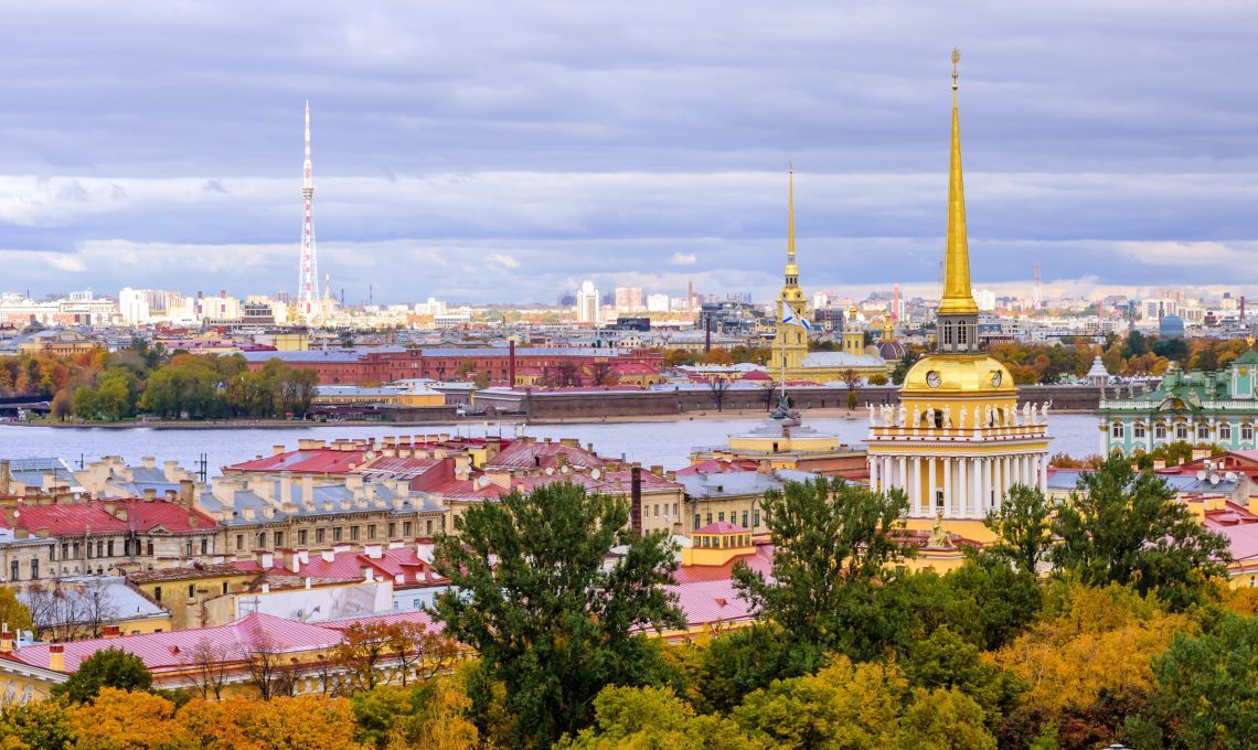 St. Petersburg im Herbst