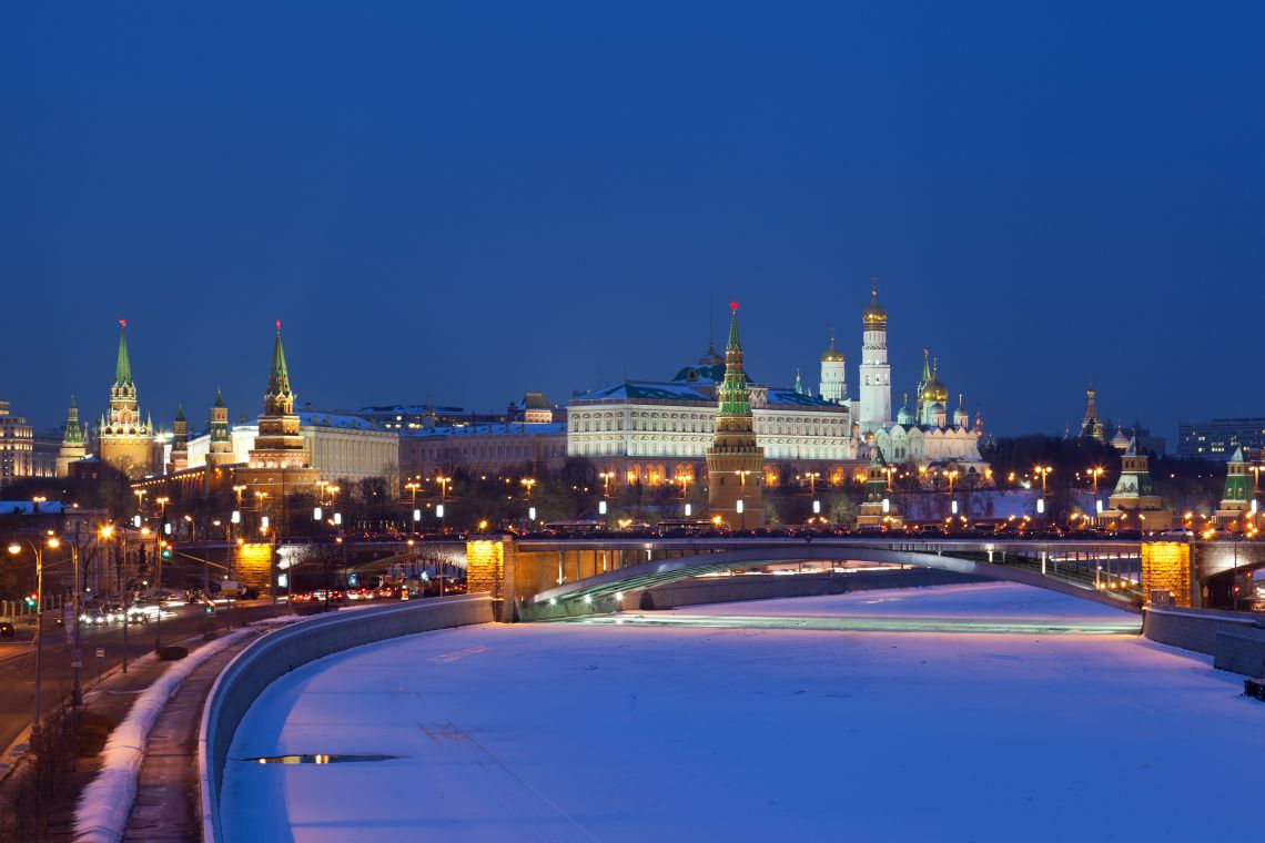 Moskau. Kreml im Winter